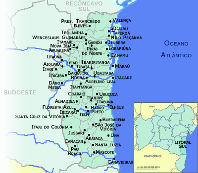 Costa do Cacau, BAHIA, BRASIL